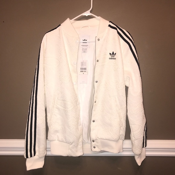 Adidas White Lace Bomber (RARE) - Picture 7 of 7